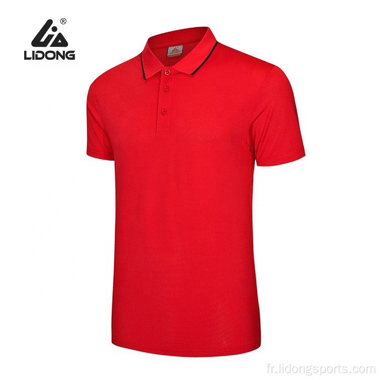 LIDONG Personnalisé Logo Company Uniformes Shirts de travail respirant