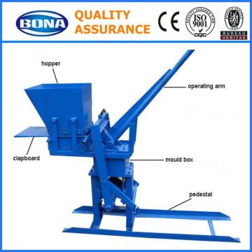 manual hollow concrete block machine