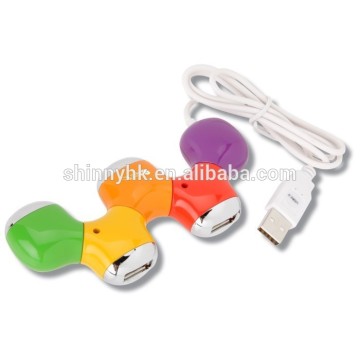 Colorful USB Hub 2.0 4 Port USB HUB Promotional Gifts