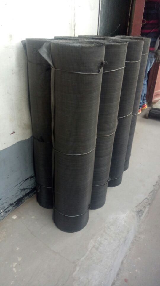 Heavy Black Stretched Expanded Metal Wire Mesh