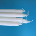 High Quality White Plain Paraffin Wax Fluted Candles