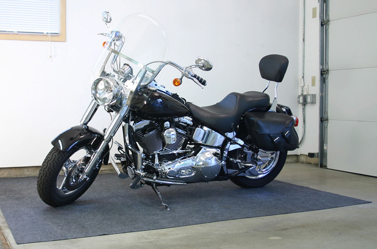Printed Motorcycle Floor Mat Garage Mats