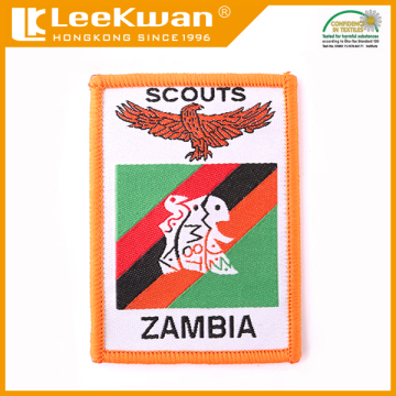 Full color embroidery patch, woven label clothing embroidery patch