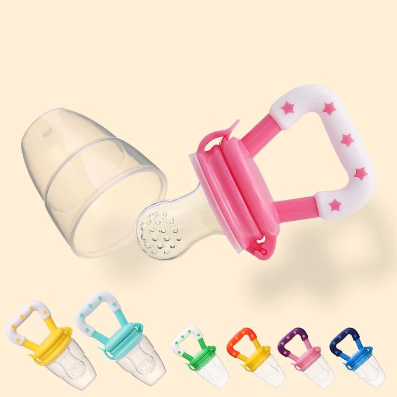 Safe Milk Feeder Fresh Fruit Food Kids Nipple Feeding For Baby Pacifier Bottles Nipple Teat Nibbler M0148