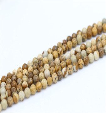 gemstones wholesale picture jasper stone rough beads  for diy jewelry