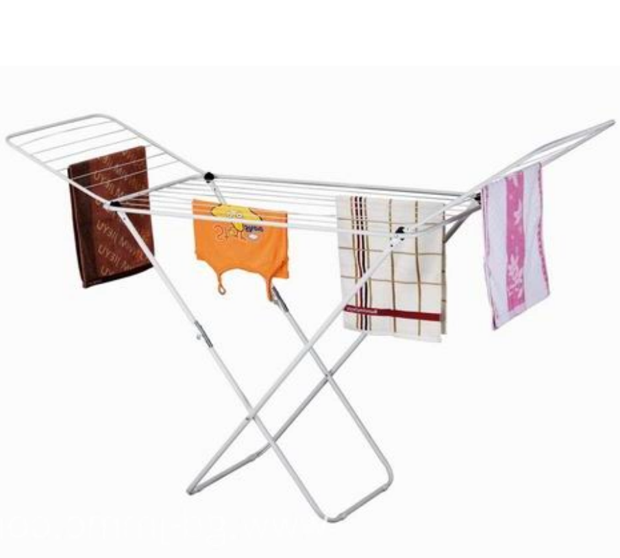 Space-saving metal drying rack