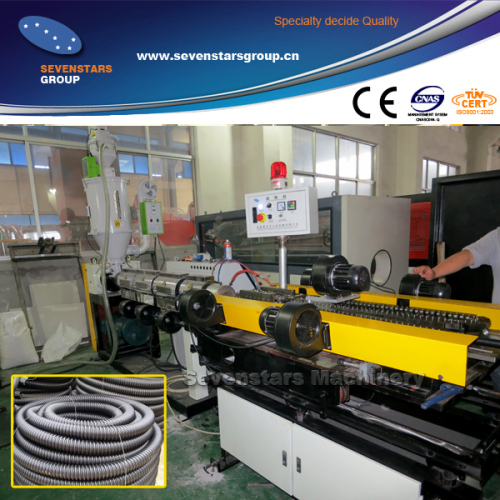 New Design Single Wall Corrugated Pipe Machine, PE Corrugated Pipe Making Machine Extrusion Line