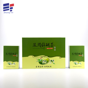 Offset printing folding tea packaging box