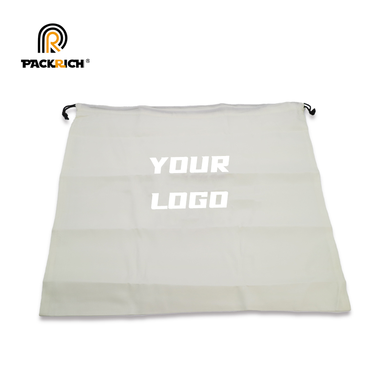 wholesale hot sale custom white cotton drawstring packaging bag