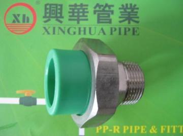 Pprc Male Adaptor Union Fittings And Tube Plumbing Material 