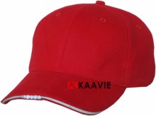 high quality plain color led light baseball caps hats