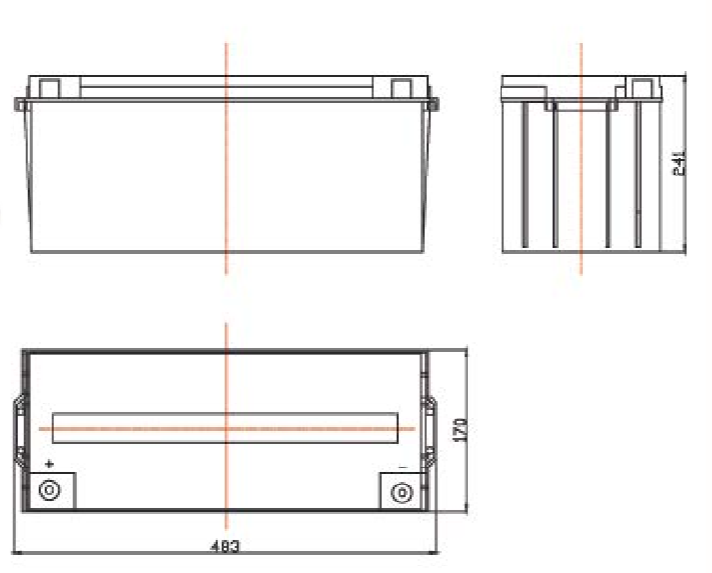 12V150Ah Lead acid Battery For Solar Power System