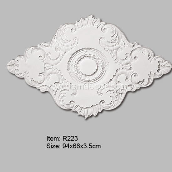 Polyurethane Oval Ceiling Rose