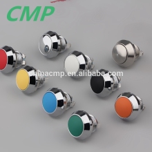 12mm anti-vandal metal momentary pushbutton switch