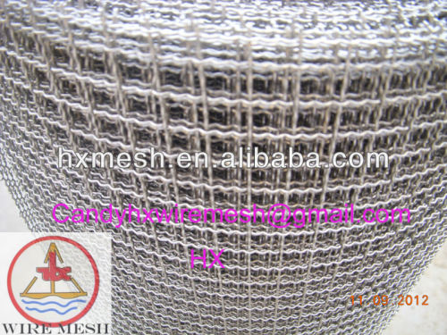 Crimped square wire mesh