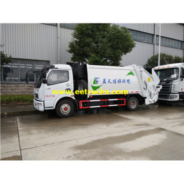 Camions de transport de déchets de 120HP 5cbm