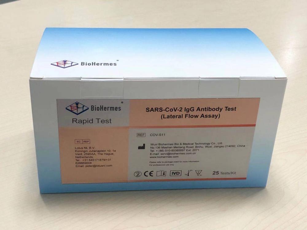 Kaset Ujian Cepat SARS-CoV-2 Immunoglobulin G