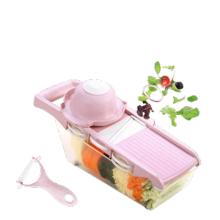 Multifunctional Wheat Straw Eco-Friendly Vegetable Chopper & Fruit Slicer