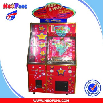 NF-C03 2 players prize coin pusher , kids coin pusher game machine , game machine coin pusher hot sale
