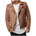 New Style Leather Men's Thick Coat