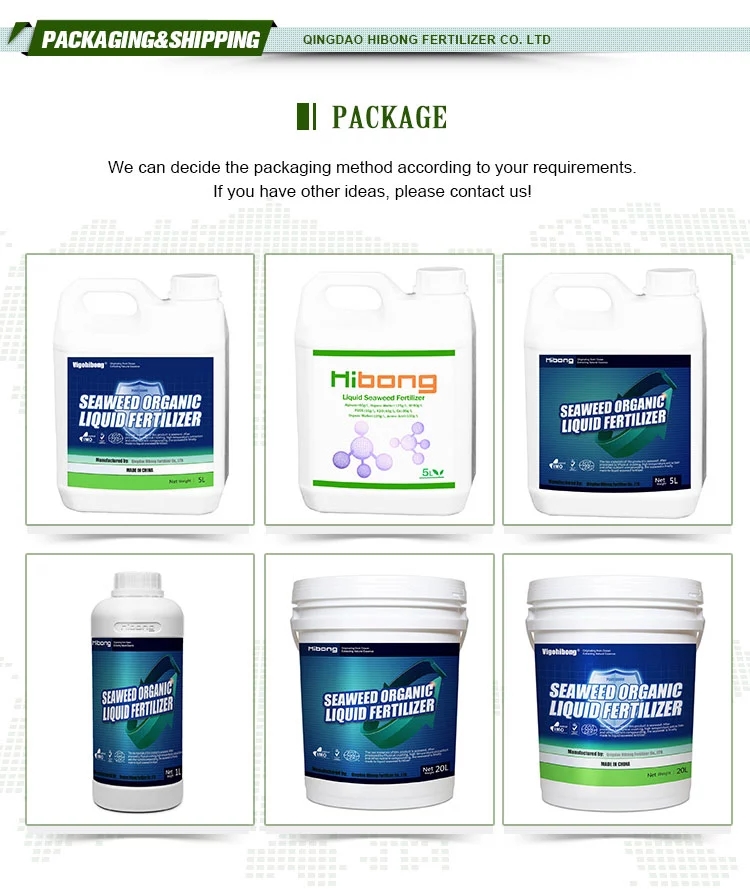 Hibong Liquid Seaweed Organic Fertilizer Complex Amino Acid