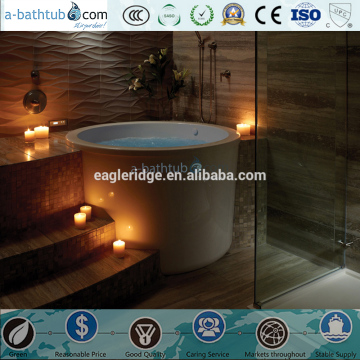 Acrylic solid surface bathtub/small round bathtubs