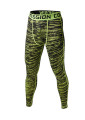 Pantaloni running lungo uomo Collant lycra spandex formazione