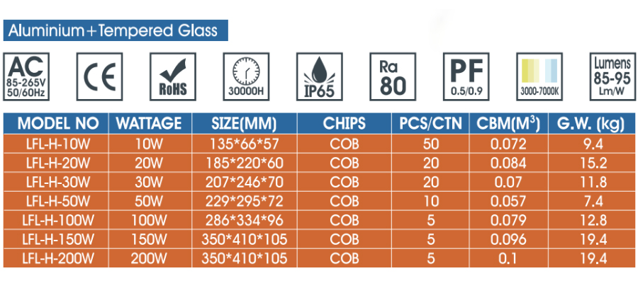 LED Flood Light 200 Watt