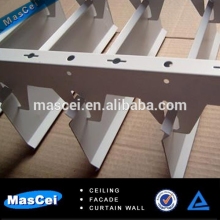 Metal aluminum baffle ceiling board