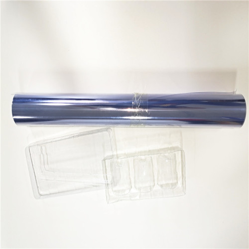 Rouleau de film plastique PVC transparent rigide d&#39;épaisseur 0,5 mm