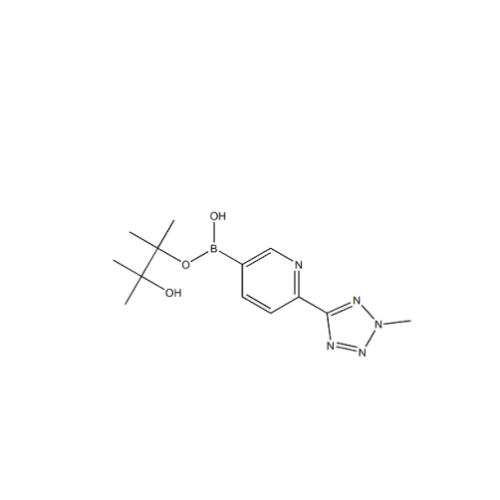 Ester de pinacol de ácido 2- (2-metil-2H-tetrazol-5-il) piridina-5-borónico 1056039-83-8