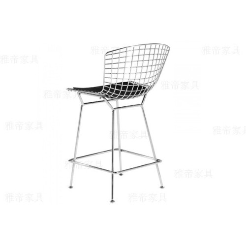 Classic Harry Bertoia Stainless Steel Barstool