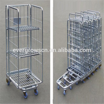 Logistic Cart Extensive Technology Galvanized Roll Container