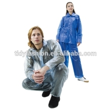 Waterproof PVC Clear Plastic Rain Suits