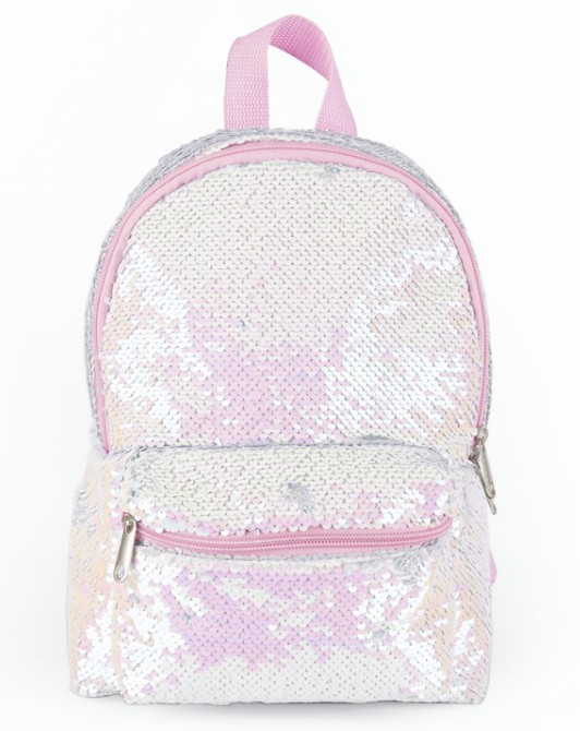 Custom logo holographic small kids pvc waterproof school backpack