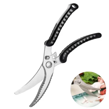JinHaiYue Pretty Hot-Selling Multifunctional Stainless Steel Poultry Chicken Bone Scissors and Shears: Your Ultimate Kitchen Helper