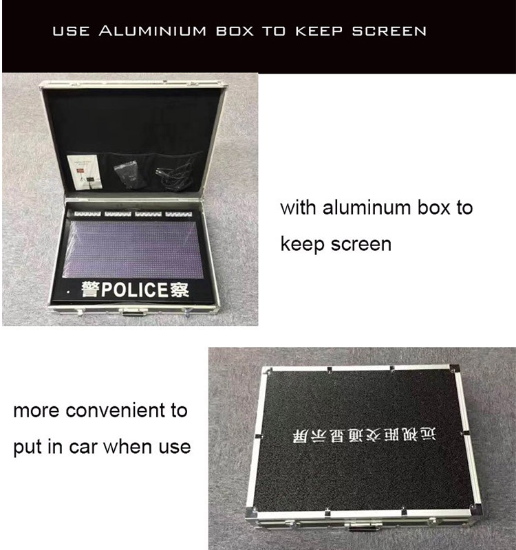 aluminium display