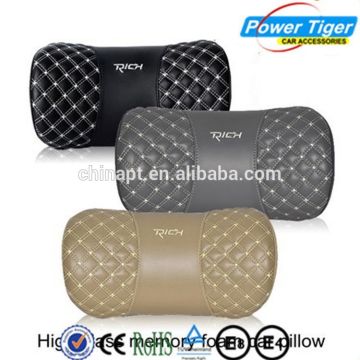 Auto decoration PU car headrest pillow neck pillow couple pillow
