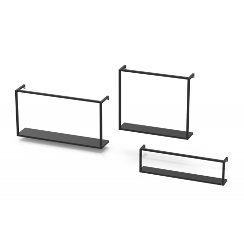 floating wall mount shelves set