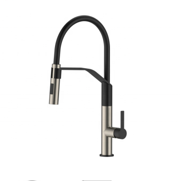 Pull Down Chrome Kitchen Faucet Kitchen Tap Matte Black