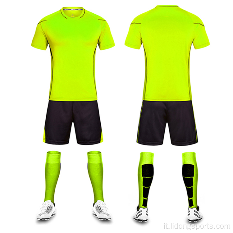 Set di maglia da calcio White Sport personalizzato Lidong