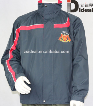 High quality promotional polyester jacket, silk screen printing jacket