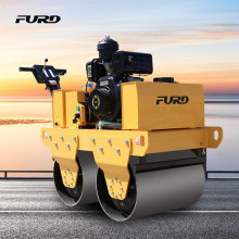 Walk-behind Road Roller Double Drum Vibratory Road Roller High Quality Road Construction Equipment