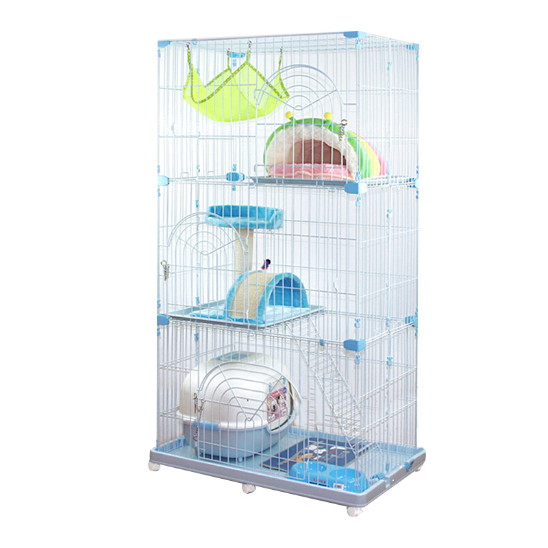 high quality hengshui Three ayers cat cage/pet cage for breeding