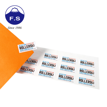 Recyclable printing PVC Waterproof label sticker