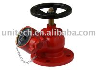 Brass Fire Hydrant Landing Valve for Fire Fighting LD2032 with flange
