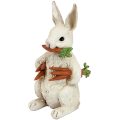 Le lapin avec décor de Pâques de carottes