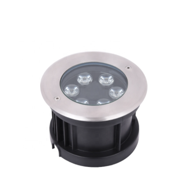 LED subterrâneo 6w rgbw mini luz azul inground