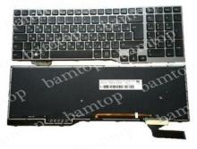 Backlight Russian Language Keyboard Fujitsu Lifebook E753 W