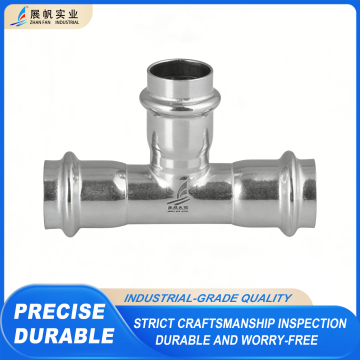 Stainless Steel Equal Diameter Three Way Fitting